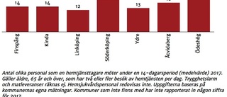 Många ansikten inom hemtjänsten