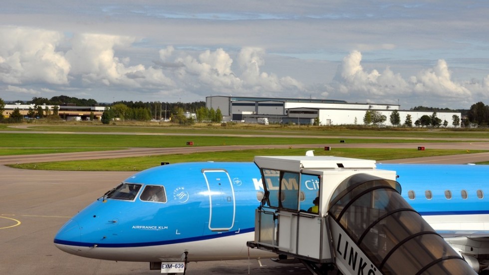 På grund av hög efterfrågan ökar Air France KLM kapaciteten från Linköping City Airport under vintertidtabellen. Foto: Tommy Pettersson