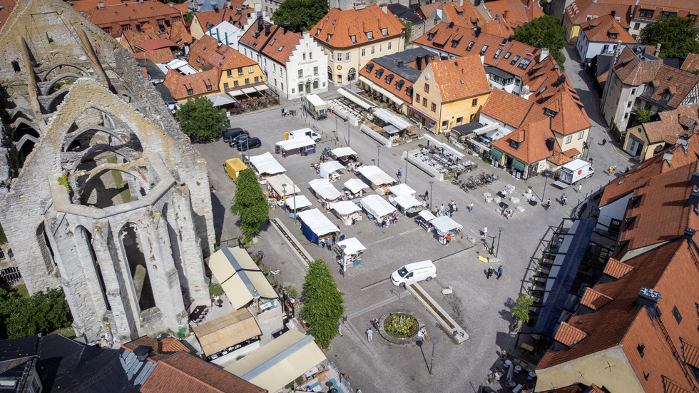 Visby hamnar på plats tre över Sveriges mest hashtaggade platser, efter Gamla stan i Stockholm och Åre.