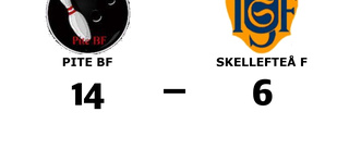 Storseger för Pite BF mot Skellefteå F