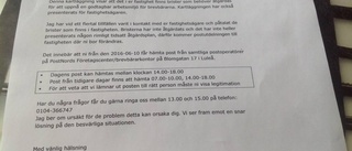 Slut med post i dörren Postnord säger stopp