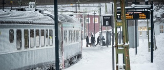 Reducerade avgångar och snöväder – så påverkas tågen inför jul