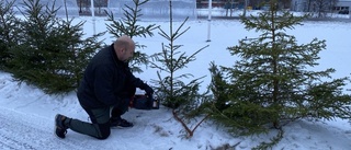 Vilken julklapp: han skänker julgranar • "Svåra tider"