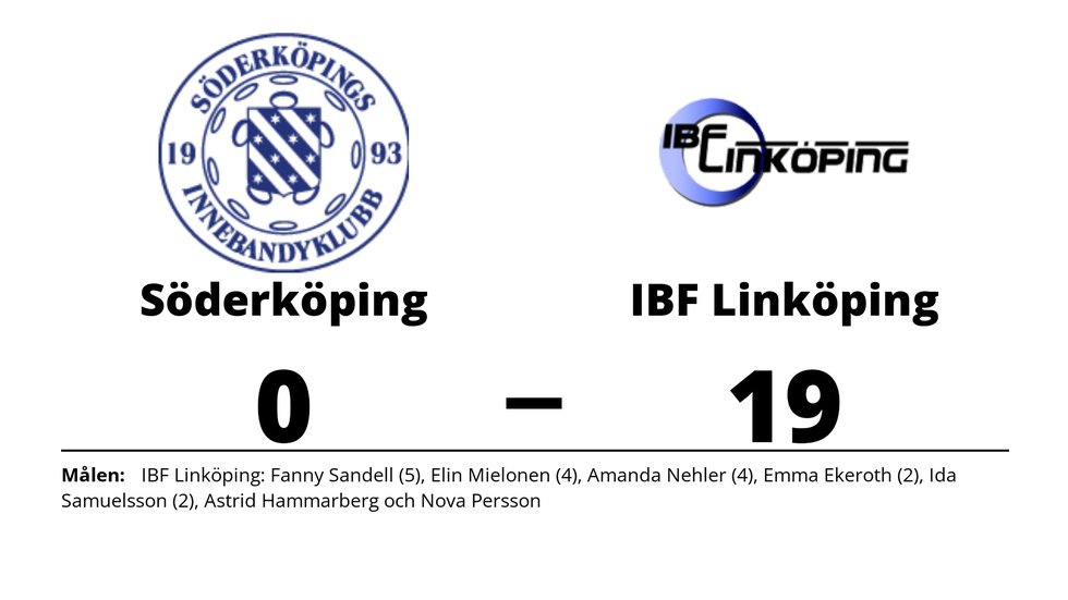 Söderköpings IBK förlorade mot IBF Linköping U-lag