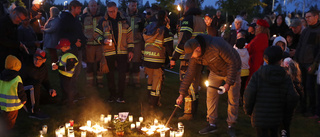 Ljusmanifestation mot gängvåldet i Uppsala