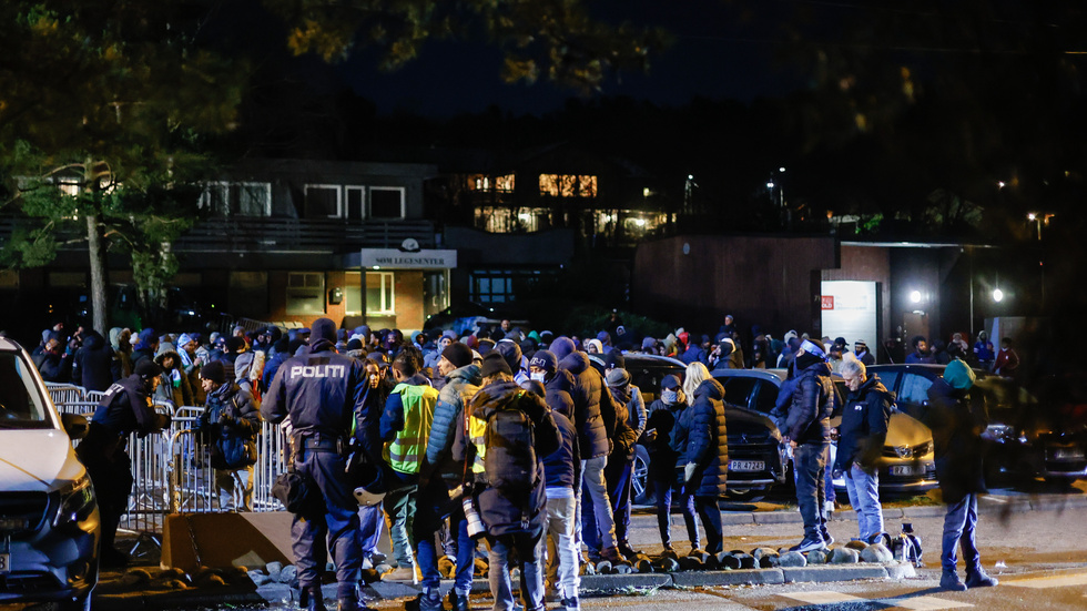 Det var stökigt och våldsamheter i Kristiansand i södra Norge på lördagseftermiddagen när två eritreanska grupper drabbade samman.