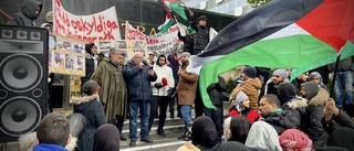 Eskilstunabor demonstrerade för Palestina: "Sluta döda våra barn"