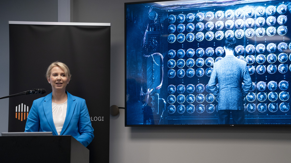 Sofie Nystrøm, chef för norska nationella säkerhetsmyndigheten (NSM). Arkivbild.