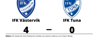 Seger för IFK Västervik i toppmötet med IFK Tuna