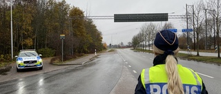 Här hade polisen trafikkontroller 