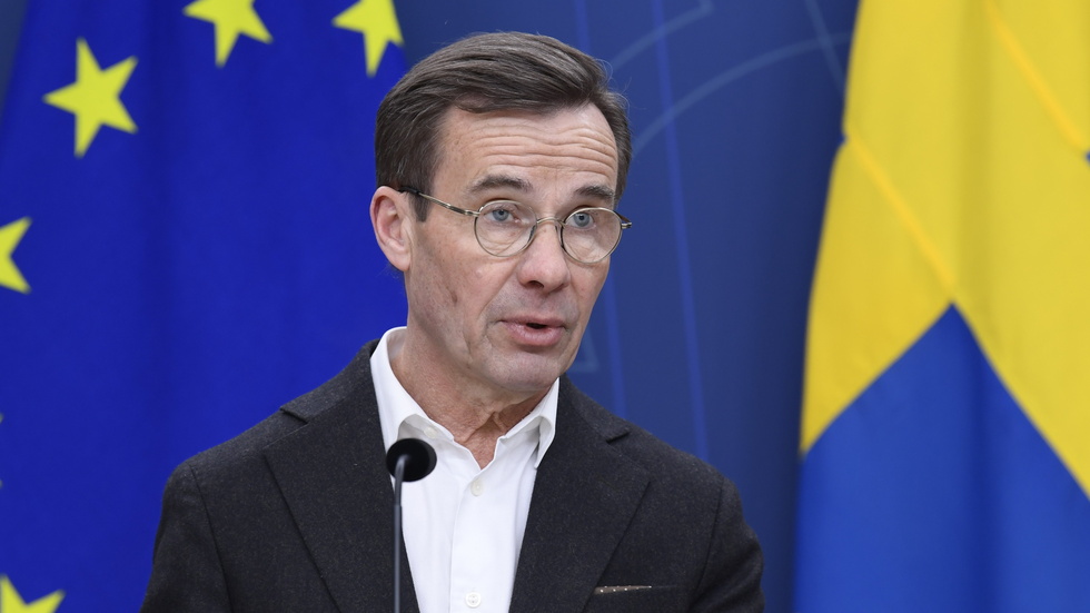Statsminister Ulf Kristersson (M). Arkivbild.