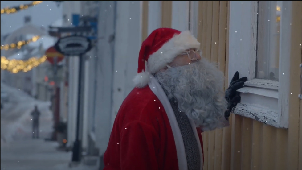 Matz Eklund har gjort en ny tomtefilm efter åtta år. "Jag gjorde den på lite skoj från början", berättar han.
