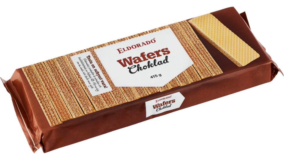 Axfood återkallar Eldorado Wafers Choklad 415g.