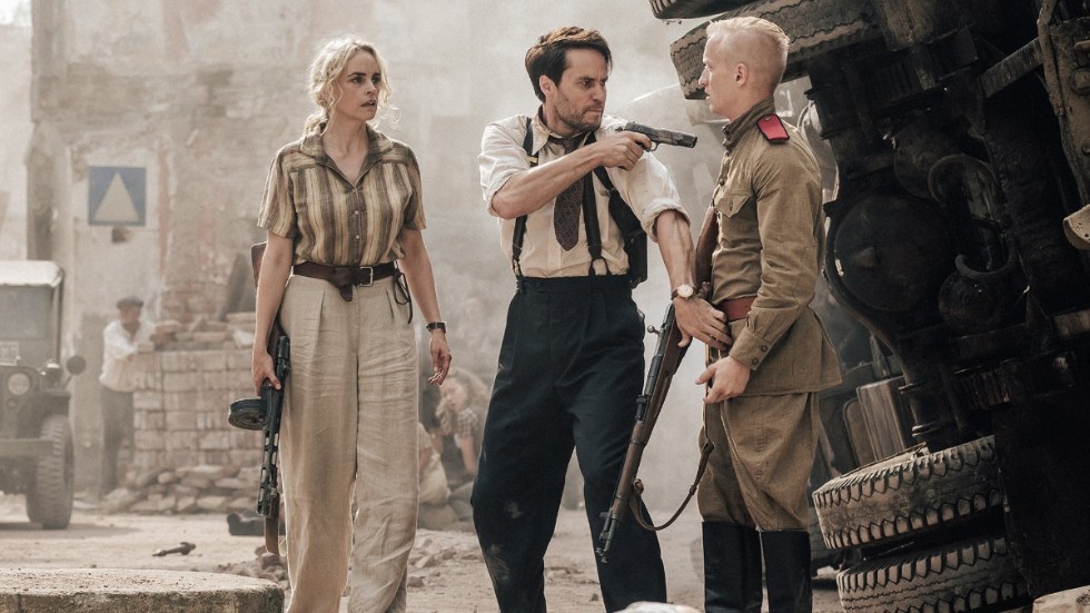 Nina Hoss och Taylor Kitsch spelar huvudrollerna i "Shadowplay". Pressbild.