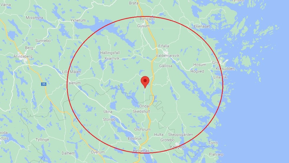 Här skedde nattens skalv och så många kunde känna och höra det.