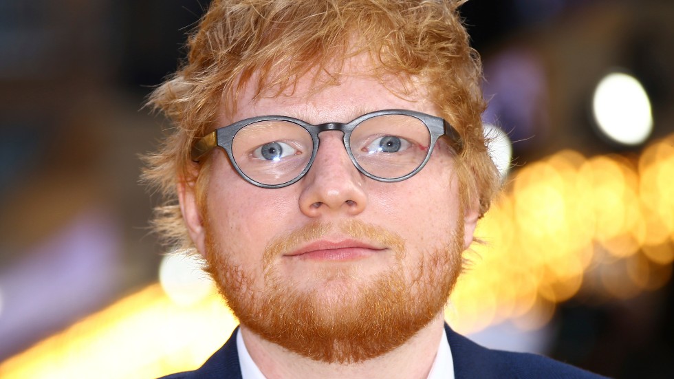 Sångaren Ed Sheeran har covid-19. Arkivbild.
