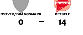 Tung förlust för Ostvik/Drängsmark hemma mot Betsele