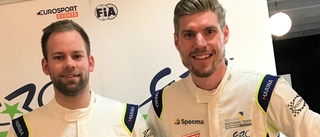 Andreas från Eskilstuna på prispallen i rally-SM