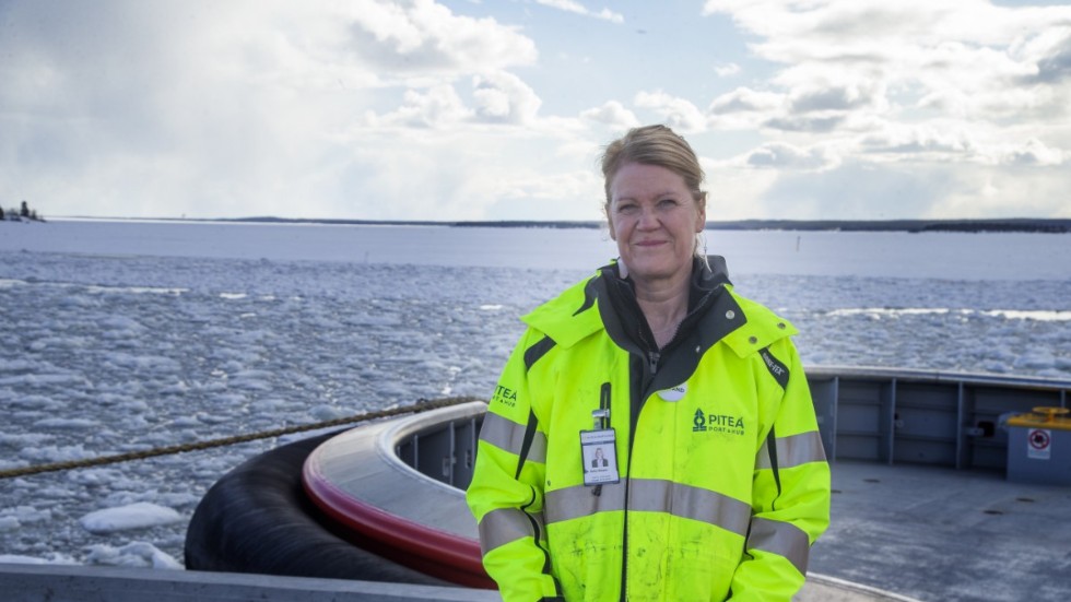 Ulrika Nilsson, vd för Piteå hamn, är villig att hjälpa H2 Green Steel. "Vi har en dialog", avslöjar hon.