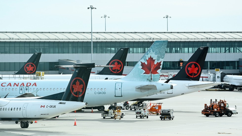 Air Canada är överens med Kanadas regering om ett räddningspaket. Arkivbild.