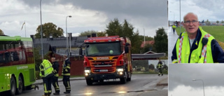 Stor insats i hamnen efter falsklarm om läckande buss: "Kan rymma 300 liter diesel"