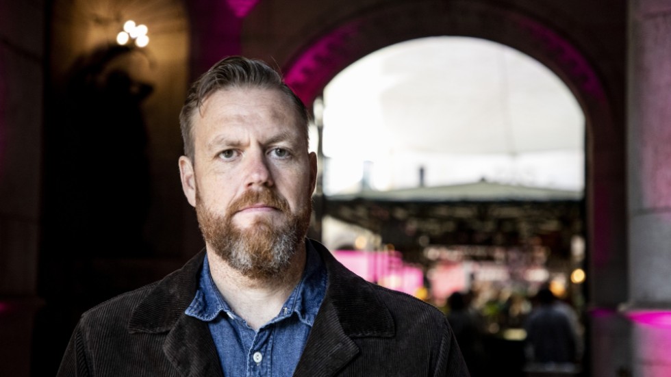 Kristoffer Ahonen Appelquist är programledare för "Svenska nyheter". Arkivbild.