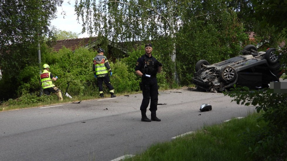 En svår trafikolycka inträffade på måndagseftermiddagen.