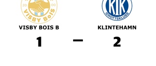 Seger för Klintehamn mot Visby BoIS B