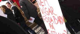 Hela Öster fylldes av demonstration