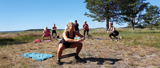 Somrigt svettpass på Gläntan   