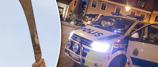 Man gick ut med machete på stan – "Särskilt farlig"