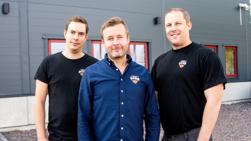 Jonas Granberg, Håkan Olovsson och Fredrik Hjälte utgör en del av teamet på TeamNorr.