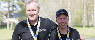 Västerviksduo deltog i Par-SM i discgolf