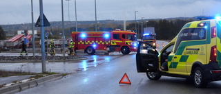 Tankstation spärrades av efter gasläcka