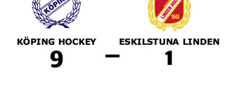 Defensiv genomklappning när Eskilstuna Linden föll mot Köping Hockey