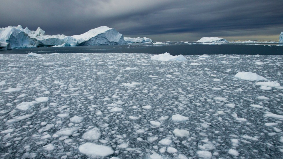 Det uppvärmda vattnet i Arktis oroar klimatforskare. Arkivbild.