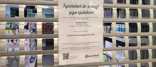 Sjukdom stängde apoteket i Hortlax