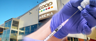 Då börjar vaccinationen i Coop Norrbotten arena