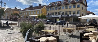 Öppet för serveringar på torget i sommar