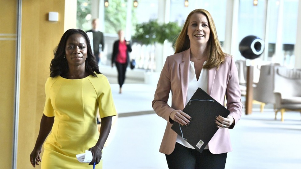 Nyamko Sabuni (L) och Annie Lööf (C) och deras liberala partier är pressade, fast på olika sätt, inför höstens valrörelse.