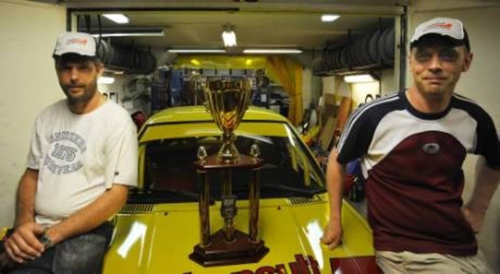 Christer Molin och Jörgen Johansson körde hem både cupsegern i Yokohama Cup samt tävlingen Yokohama Gruvkampen i lördags i Grängesberg.Foto: Ilkka Ranta