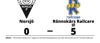 Storseger för Rönnskärs Railcare IF borta mot Norsjö