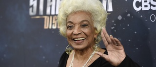 Nichelle Nichols aska skjuts ut i rymden