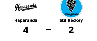 Haparanda vann mot Stil Hockey på hemmaplan