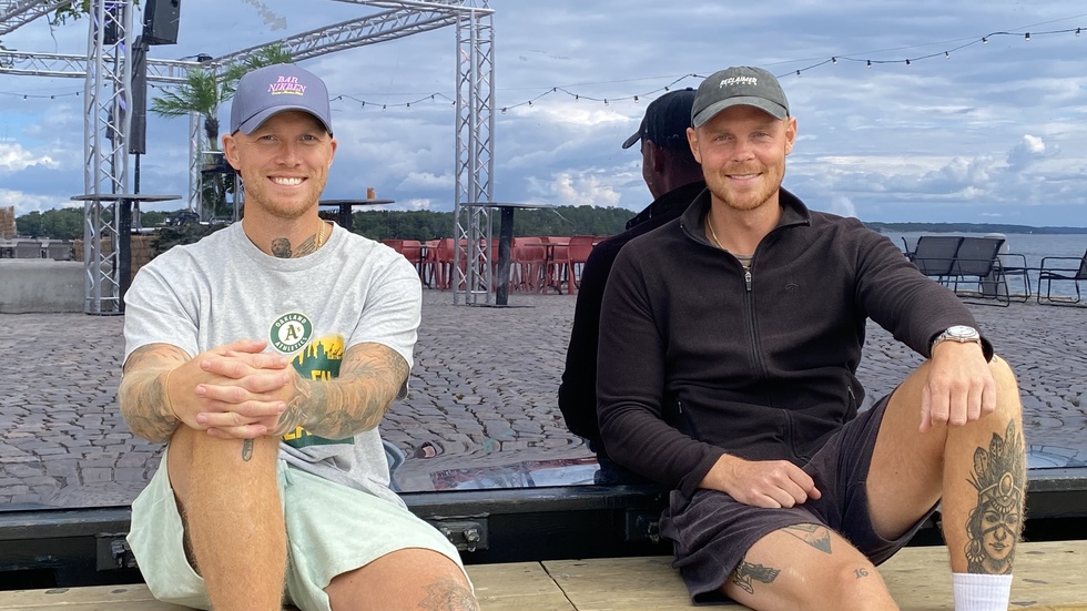 Jesper Björkman (t v) och John Widerström siktar på att Strömsholmen Cityfestival ska bli just det, en egen stadsfest. Bilden är en arkivbild.