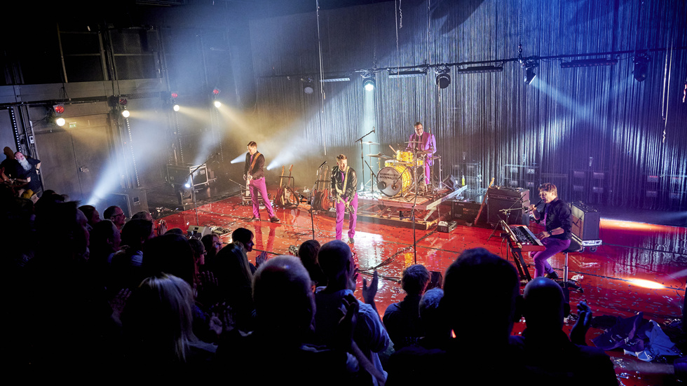 Stadsteaterns rockorkester uppträdde i helgen inför en fullsatt salong.
