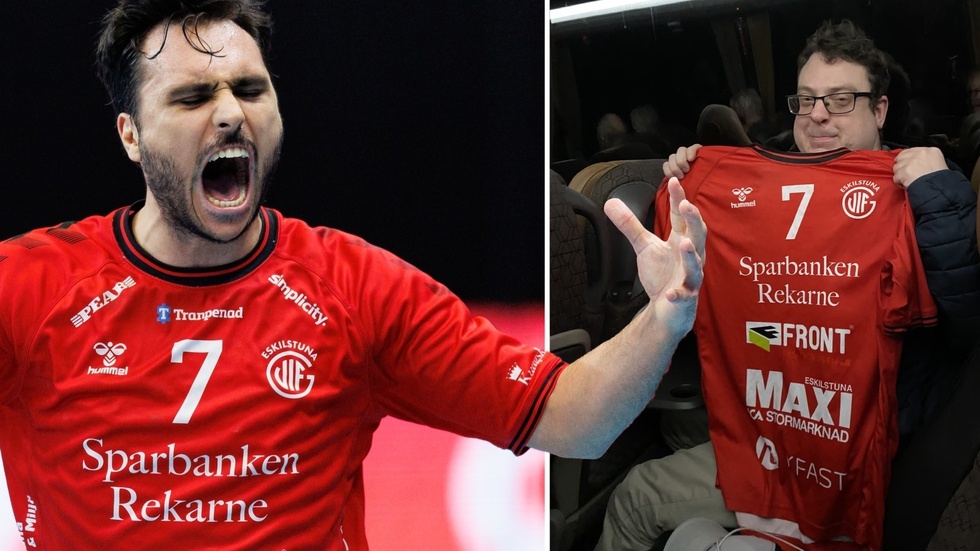 En emotionell Pavle Karacic gav bort sin tröja till supportern Robin Pettersson.