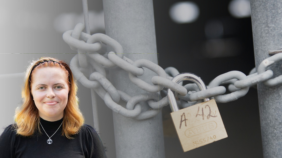 Sofia Persson, distriktsordförande för CUF Gotland, är i dag avsändare av ledarsidan tillsammans med Tyra Robsarve Malmros, ledamot i distriktsstyrelsen CUF Gotland.