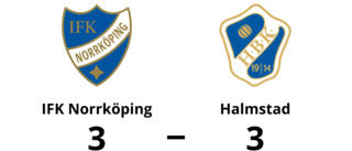 IFK Norrköping och Halmstad kryssade efter svängig match