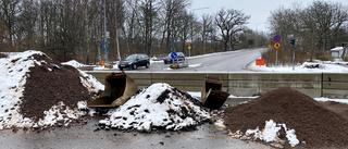 Snön grusade planerna för vägjobbet – men snart kommer asfalten 